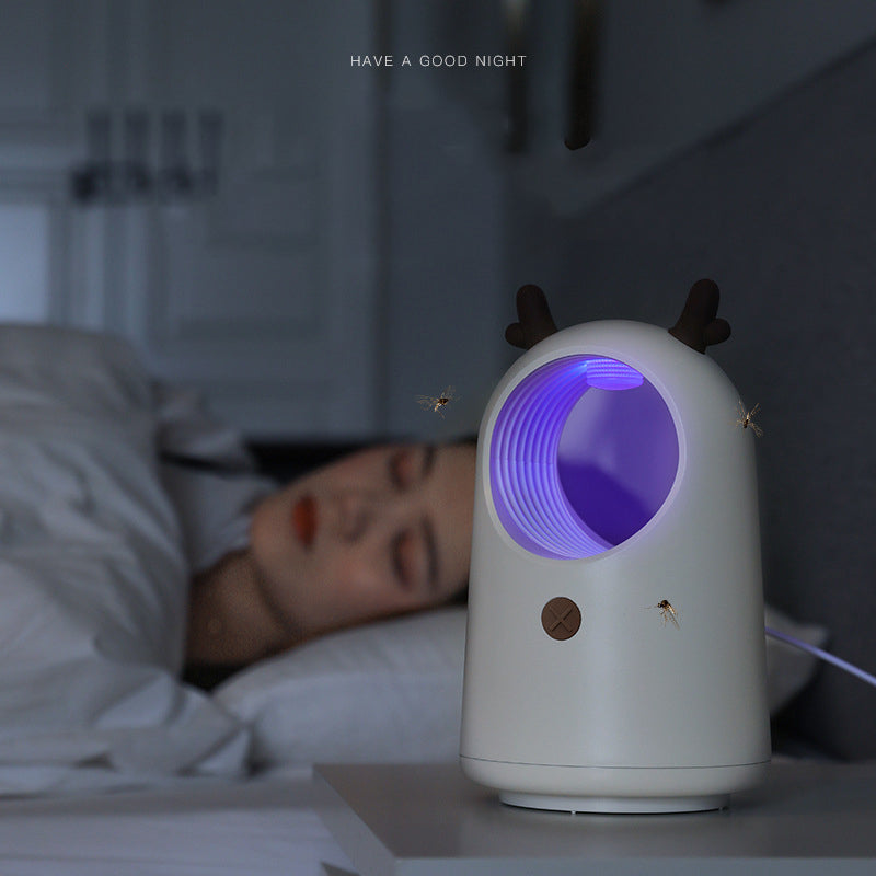 [NEW] Cute Pet Shape Mosquito Killing Lamp Cute Rabbit Cute Deer Physical Mute Home Bedroom Mosquito Killing Lamp