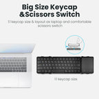 Foldable Wireless Bluetooth Keyboard And Mouse