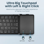 Foldable Wireless Bluetooth Keyboard And Mouse