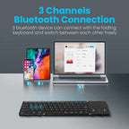 Foldable Wireless Bluetooth Keyboard And Mouse