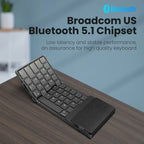 Foldable Wireless Bluetooth Keyboard And Mouse