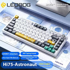 Leobog Hi75 Wireless Aluminum Mechanical Keyboard 81keys Gasket Structure Customized Esports Gaming Office Personalized Keyboard